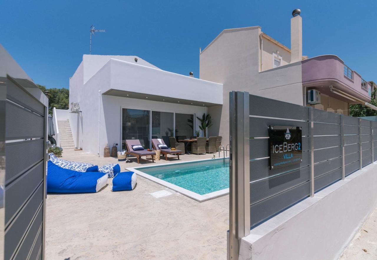 Villa Iceberg 2 With Pool Kalamaki  Buitenkant foto