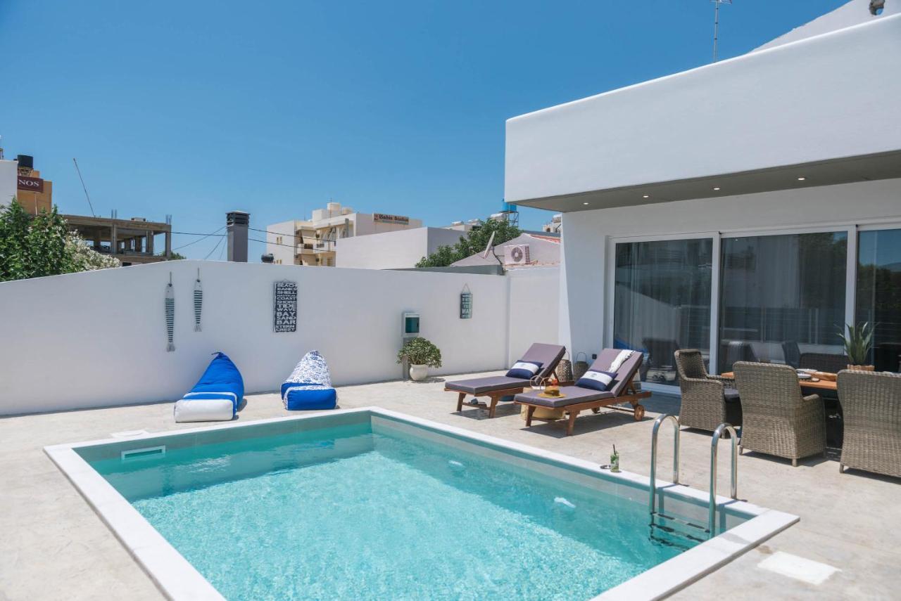 Villa Iceberg 2 With Pool Kalamaki  Buitenkant foto
